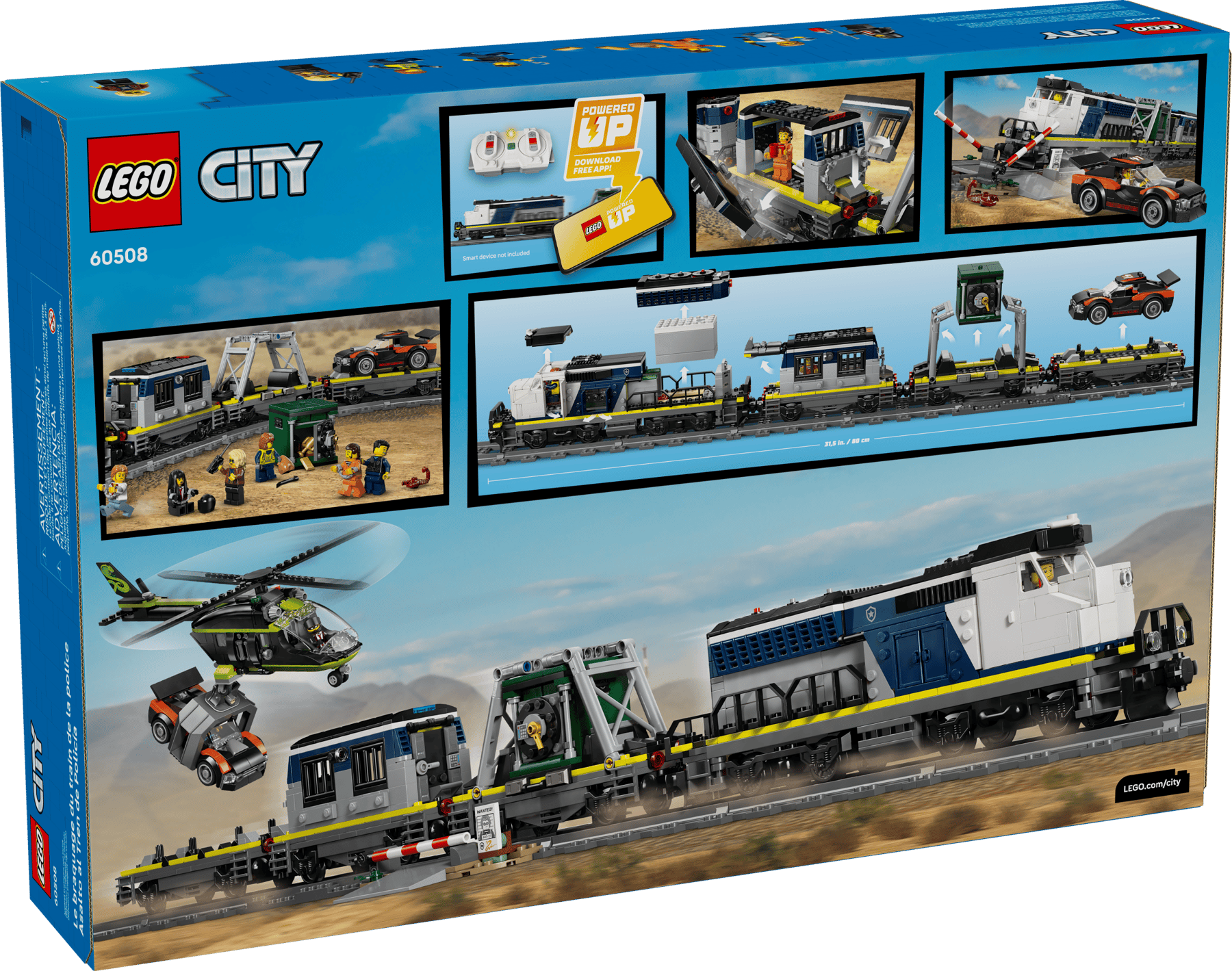 Lego City Police Train Heist