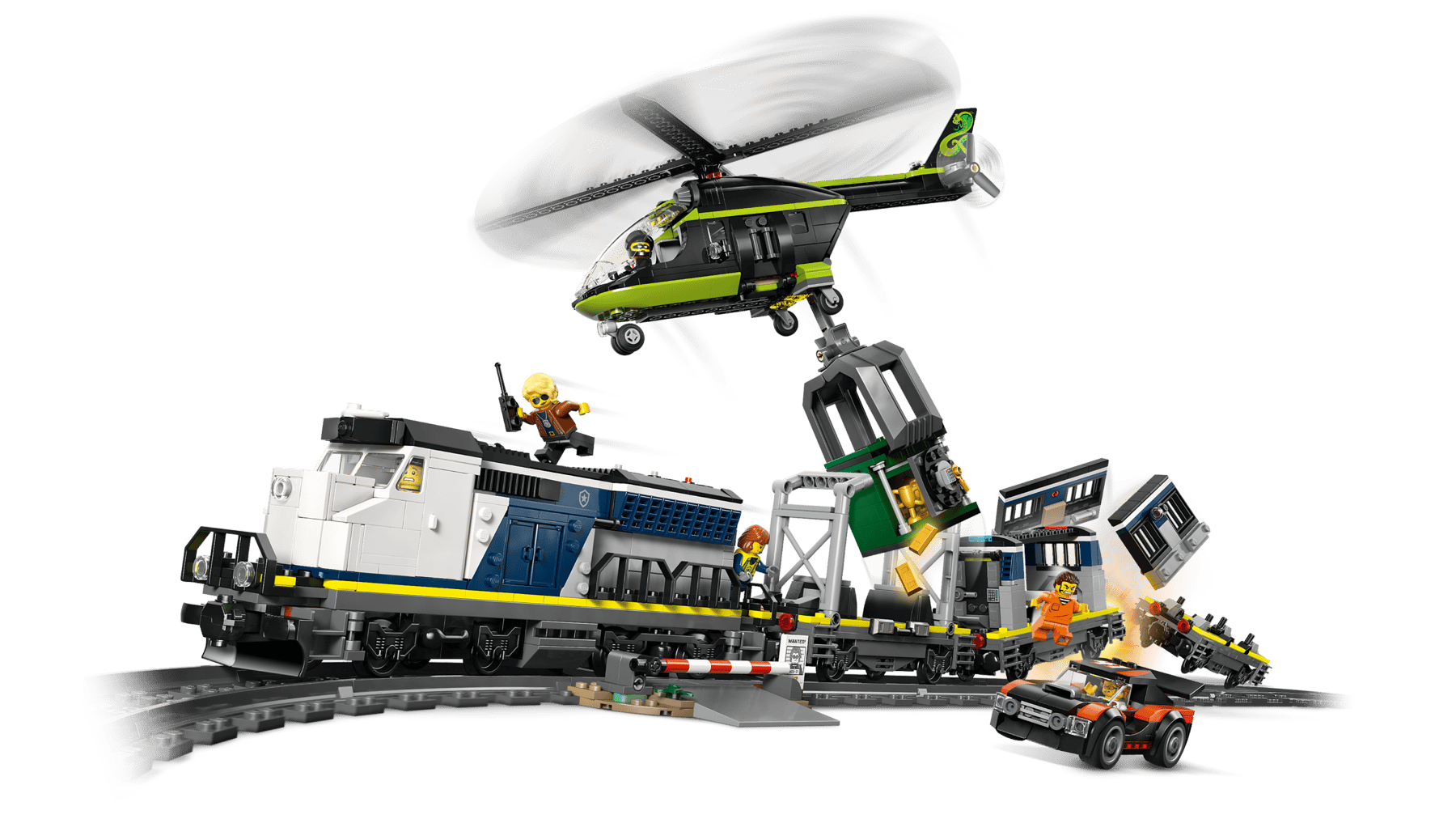 Lego City Police Train Heist