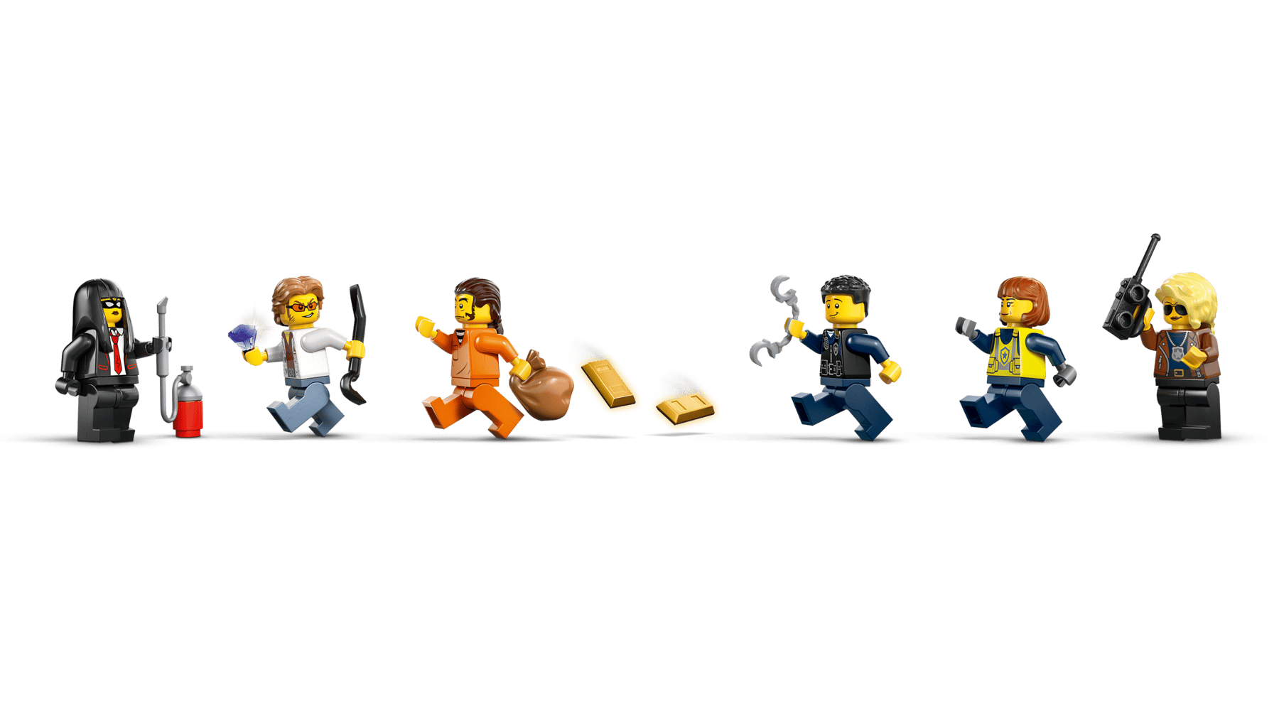 Lego City Police Train Heist