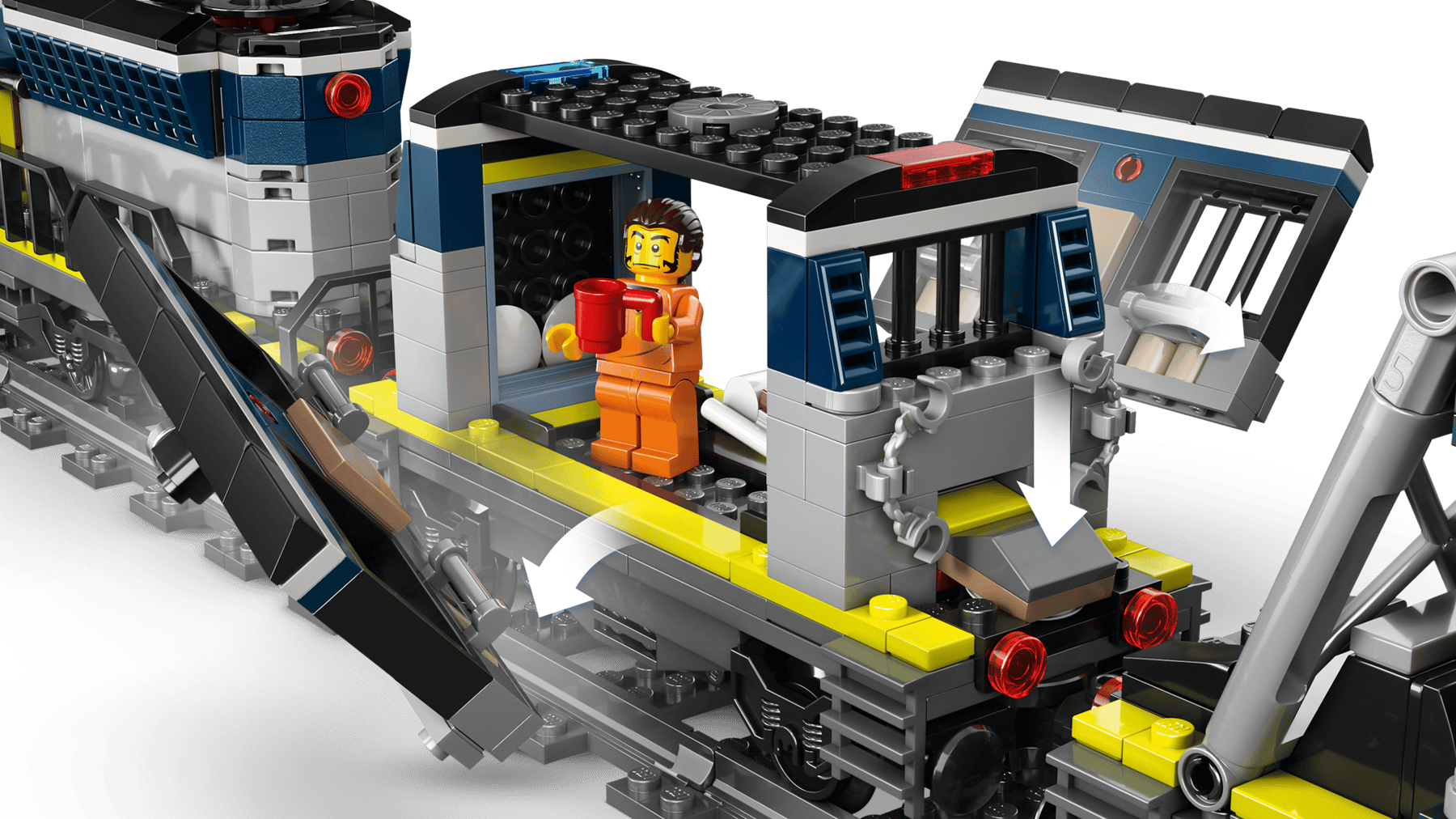 Lego City Police Train Heist