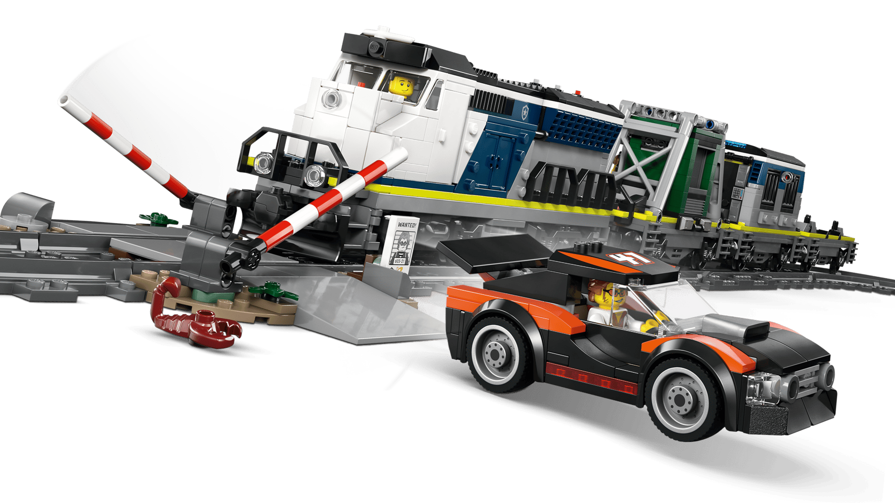 Lego City Police Train Heist