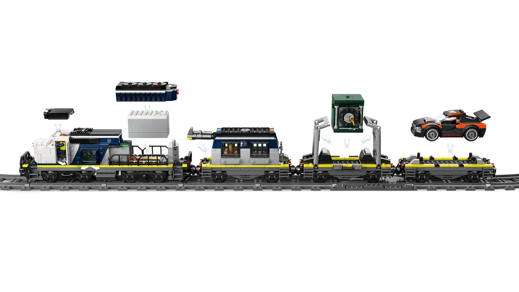 Lego City Police Train Heist