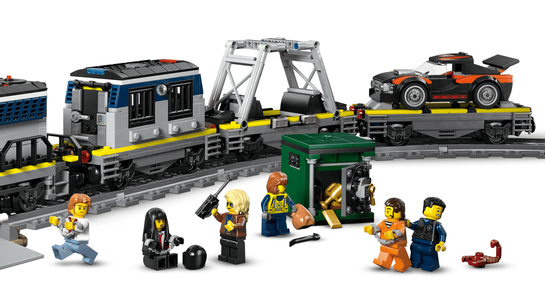 Lego City Police Train Heist