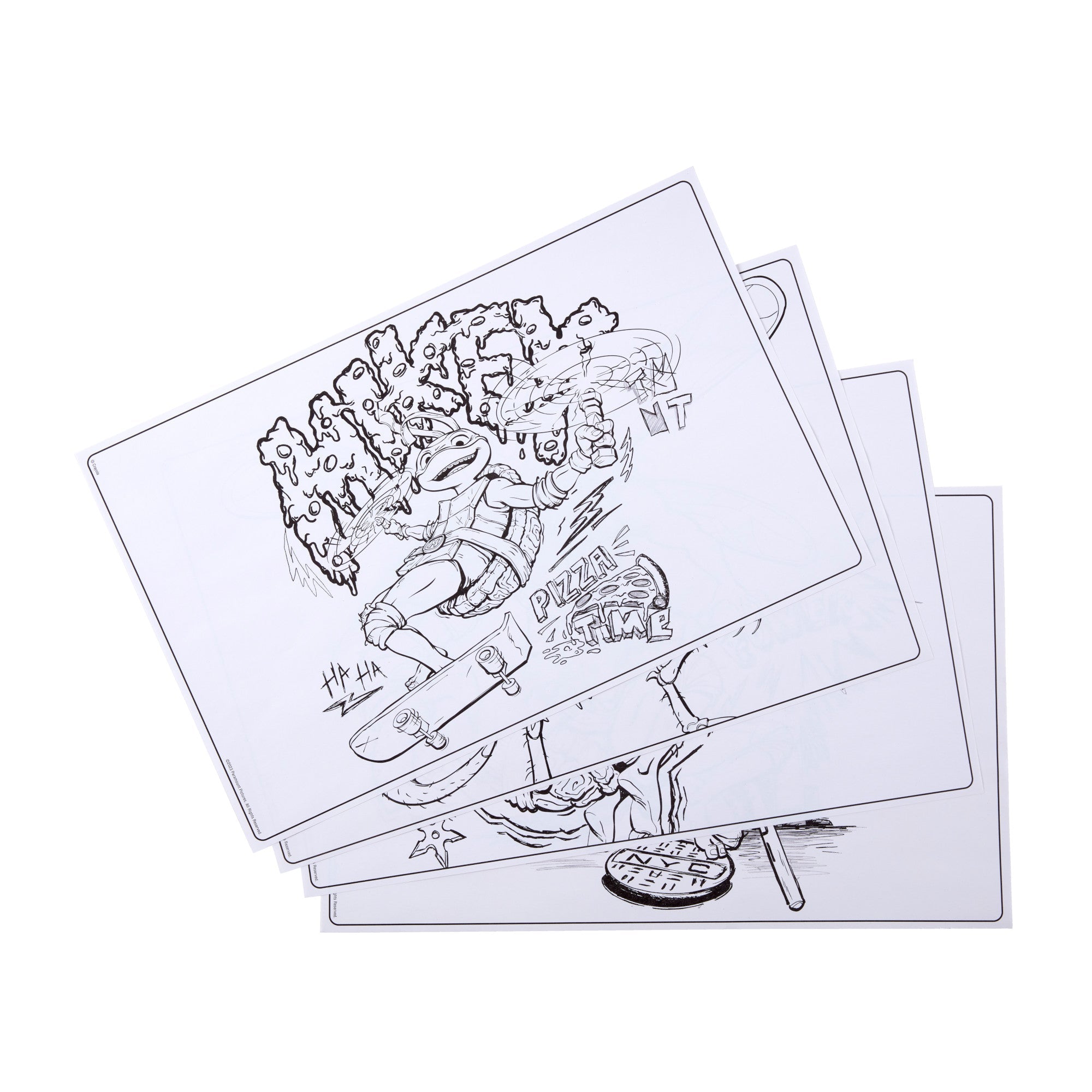 Crayola Giant Colouring Pages - Teenage Mutant Ninja Turtles