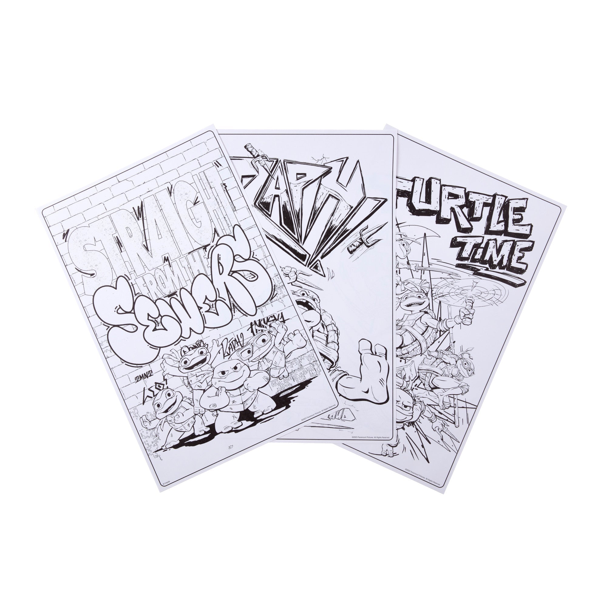 Crayola Giant Colouring Pages - Teenage Mutant Ninja Turtles