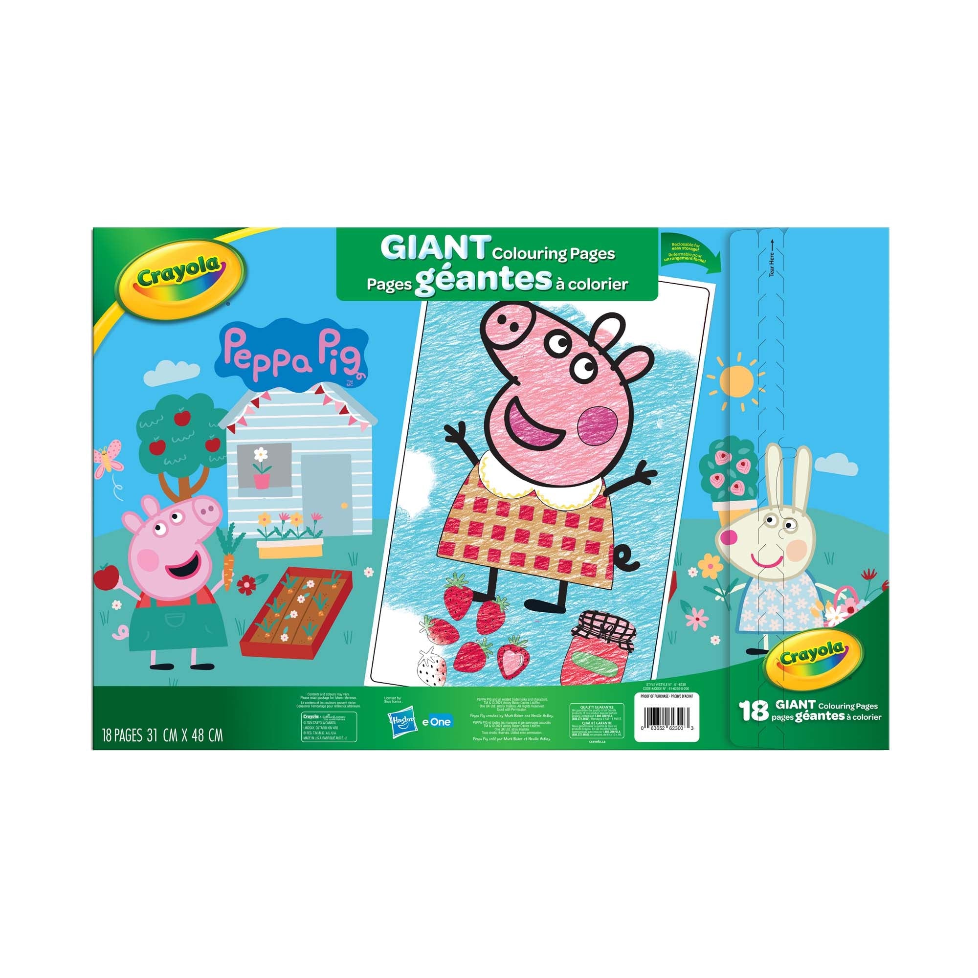 Crayola Giant Colouring Pages - Peppa Pig