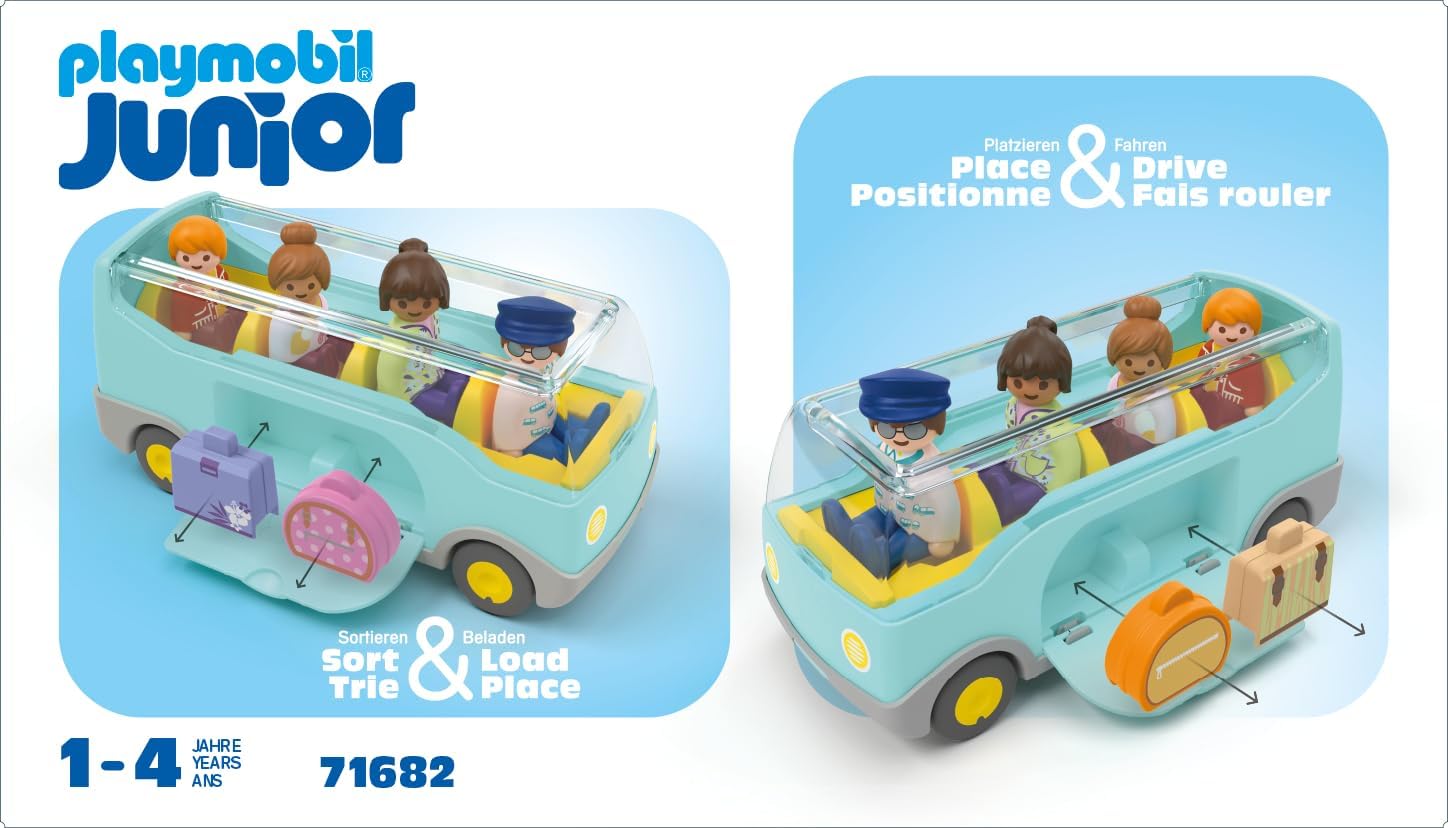 Playmobil JUNIOR: Airport Shuttle Bus