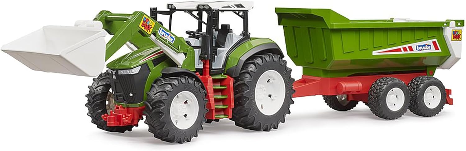 Bruder ROADMAX Tractor with Frontloader and Trailer (03452)