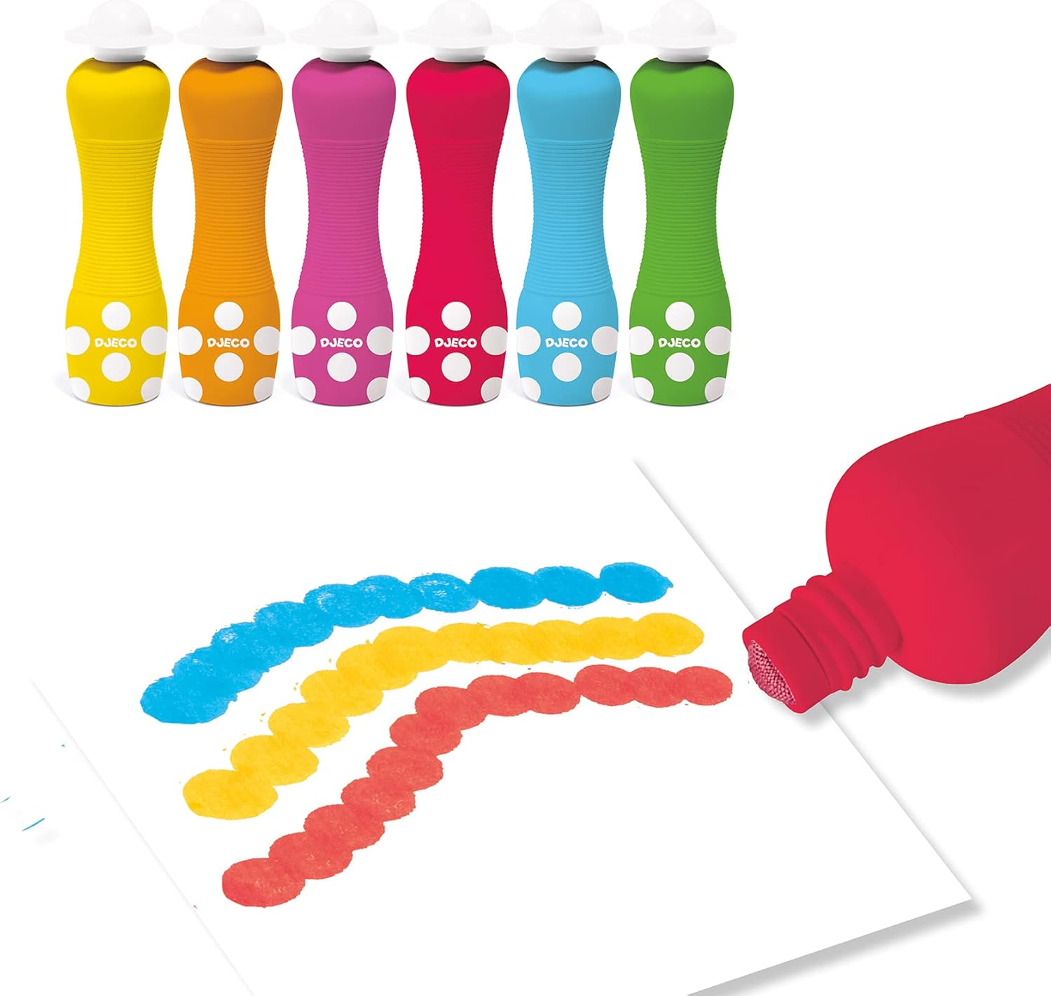 Djeco 6 Foam Markers