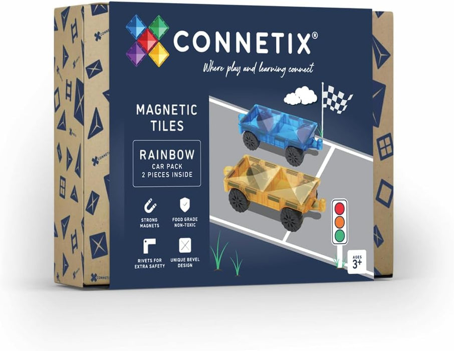 Connetix Rainbow Car Pack (2 Pieces)