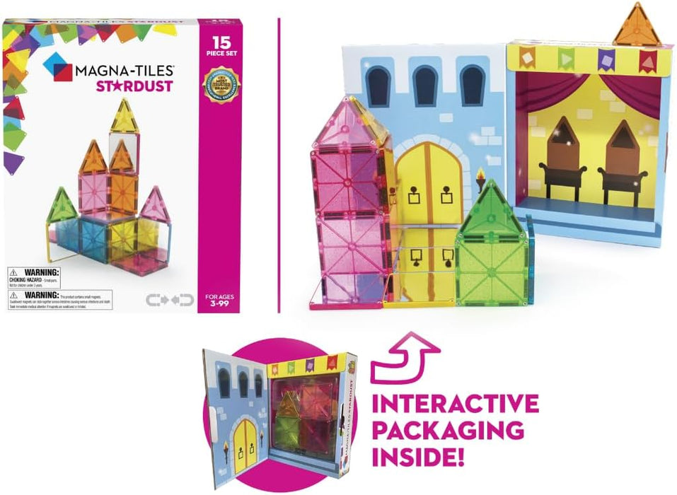 MAGNA-TILES Stardust (15 Piece Set)