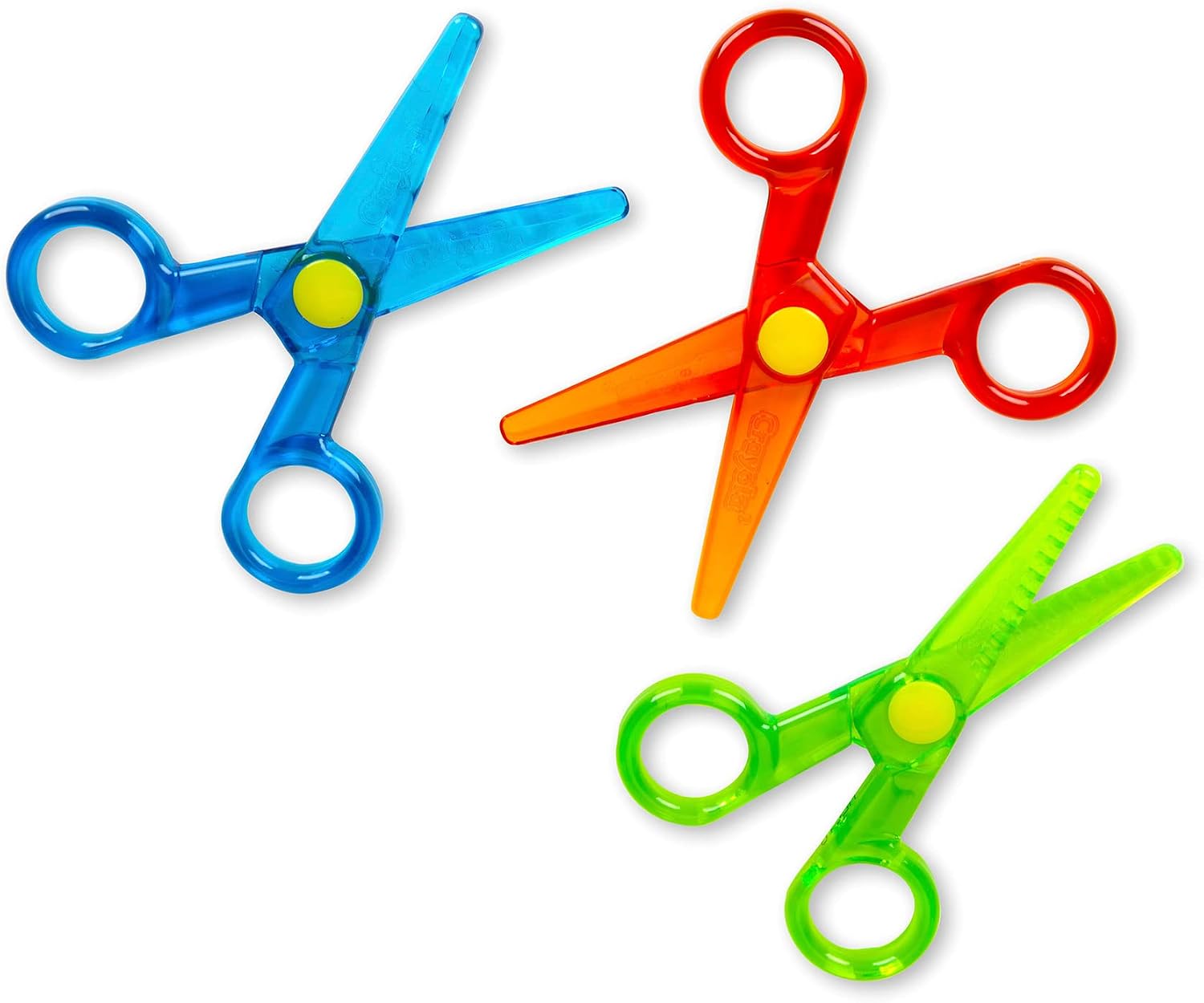 Crayola My First Safety Scissors – Rounded Tip Safety Scissors for Toddlers (Ages 2+)