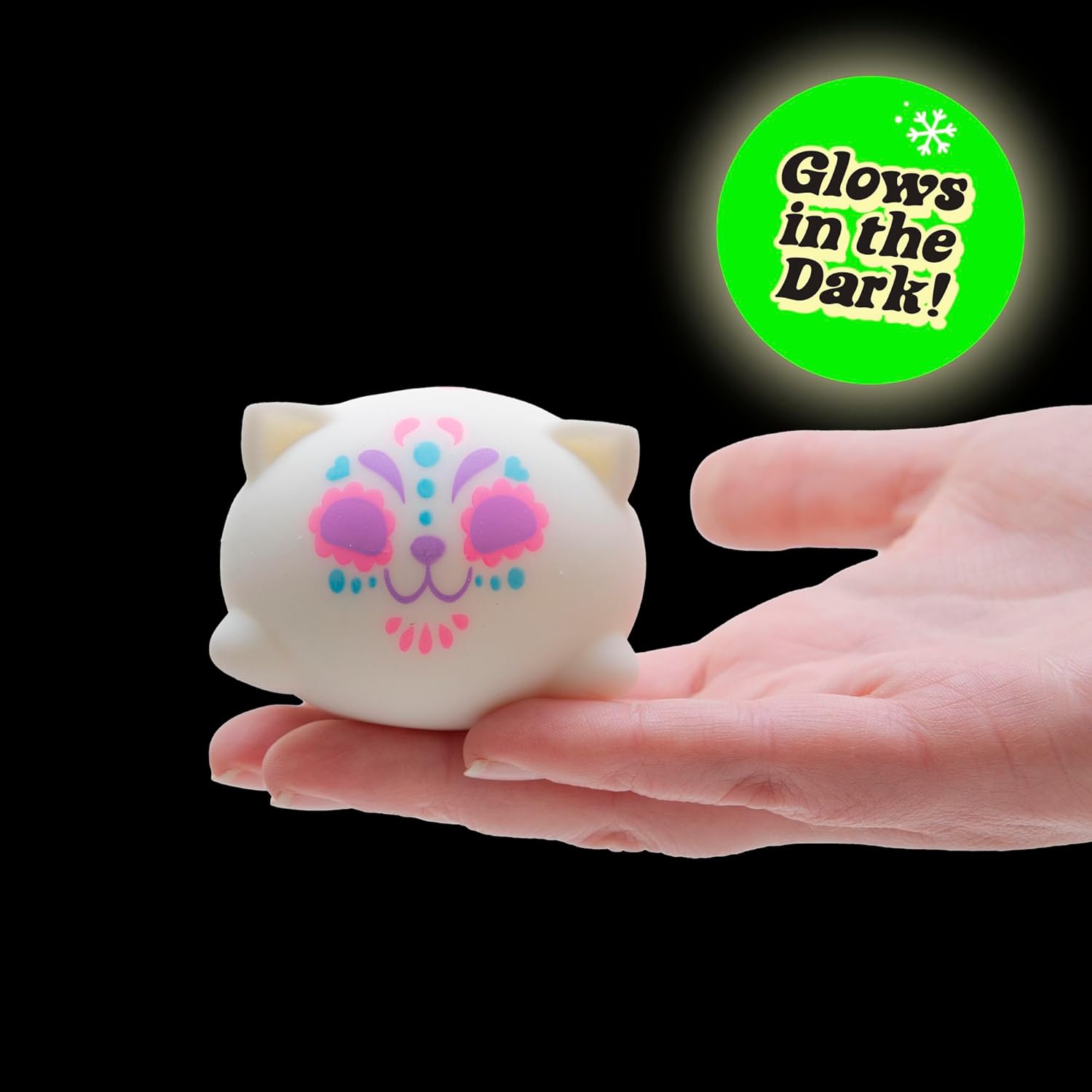 Nee-Doh Sugar Skull Cats – Squishy Sensory Stress Toy