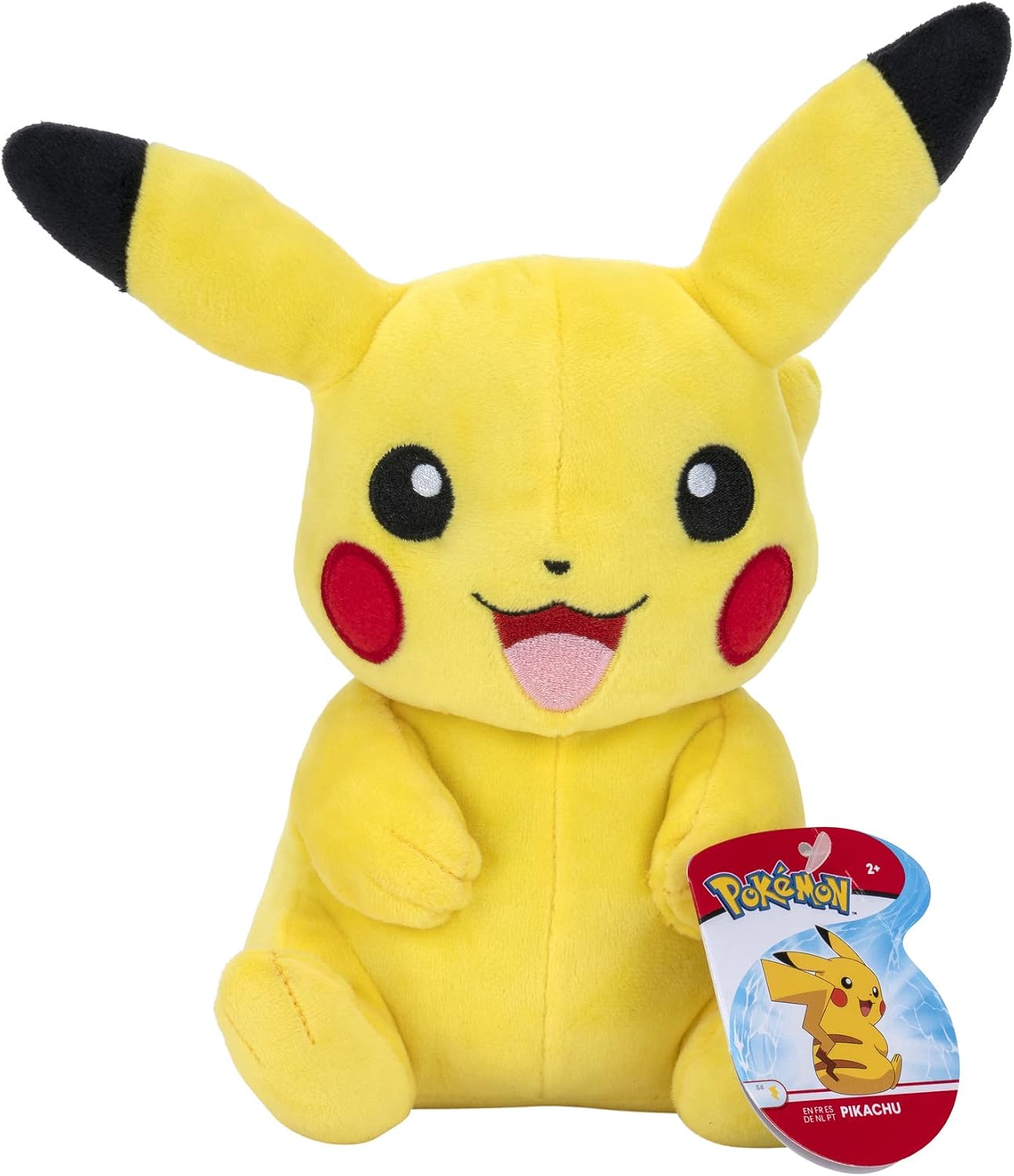 Pokémon Pikachu 8-Inch Classic Plush – Officially Licensed Jazwares Stuffed Toy (Ages 2+)