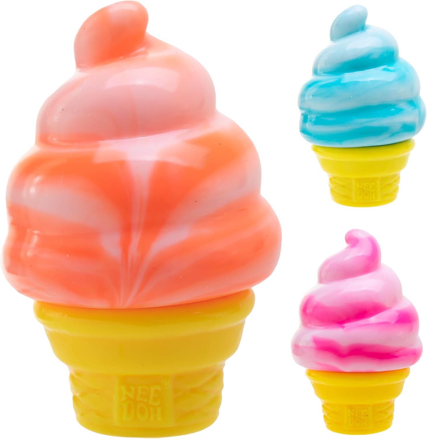 Nee-Doh Nice Cream Cone – Squishy Ice Cream Sensory Toy