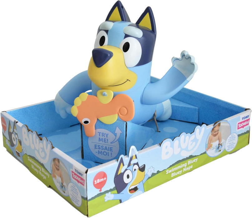 Toomies Swimming Bluey Bath Toy with Seahorse