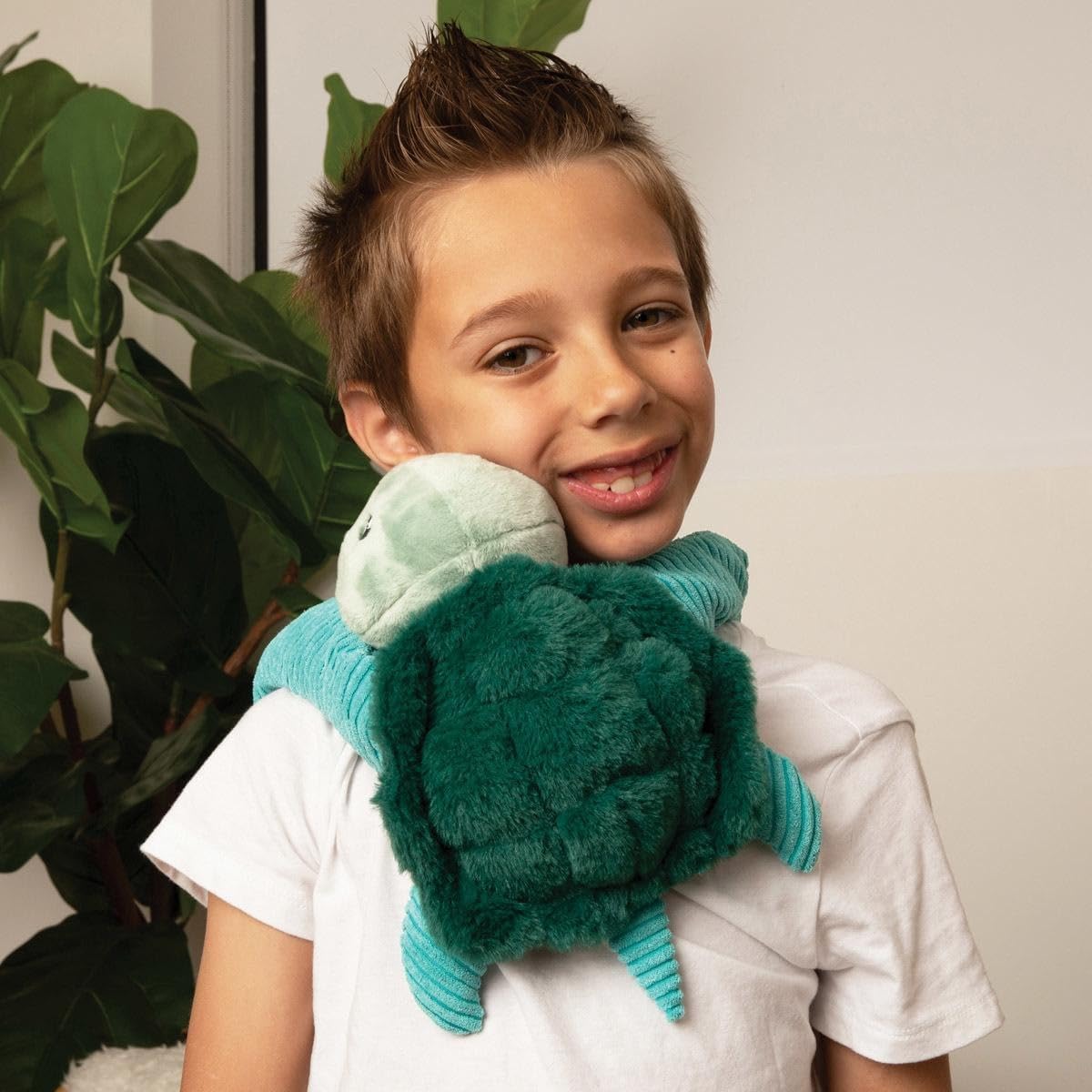 Hugimals Sidney the Sea Turtle – Weighted Stuffed Animal for Calm & Comfort (Ages 2+)