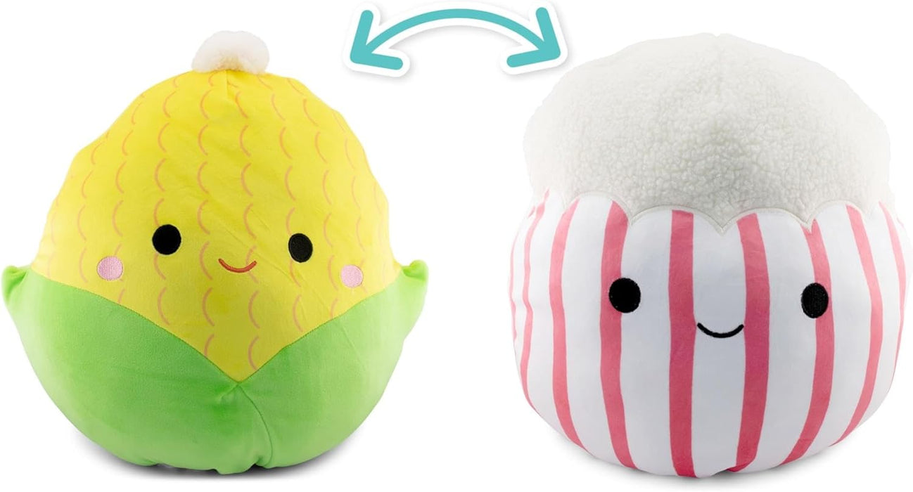 Squishmallows 12" Flip-O-Mallows - Conrad the Corn on the Cob & Arnel the Popcorn