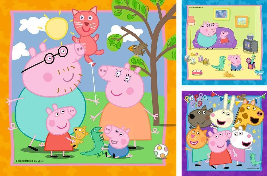 Ravensburger Peppa Pig 3x49 Pc Puzzle