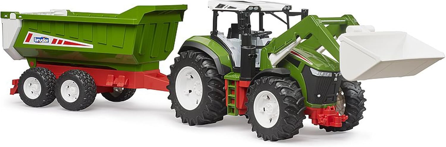 Bruder ROADMAX Tractor with Frontloader and Trailer (03452)