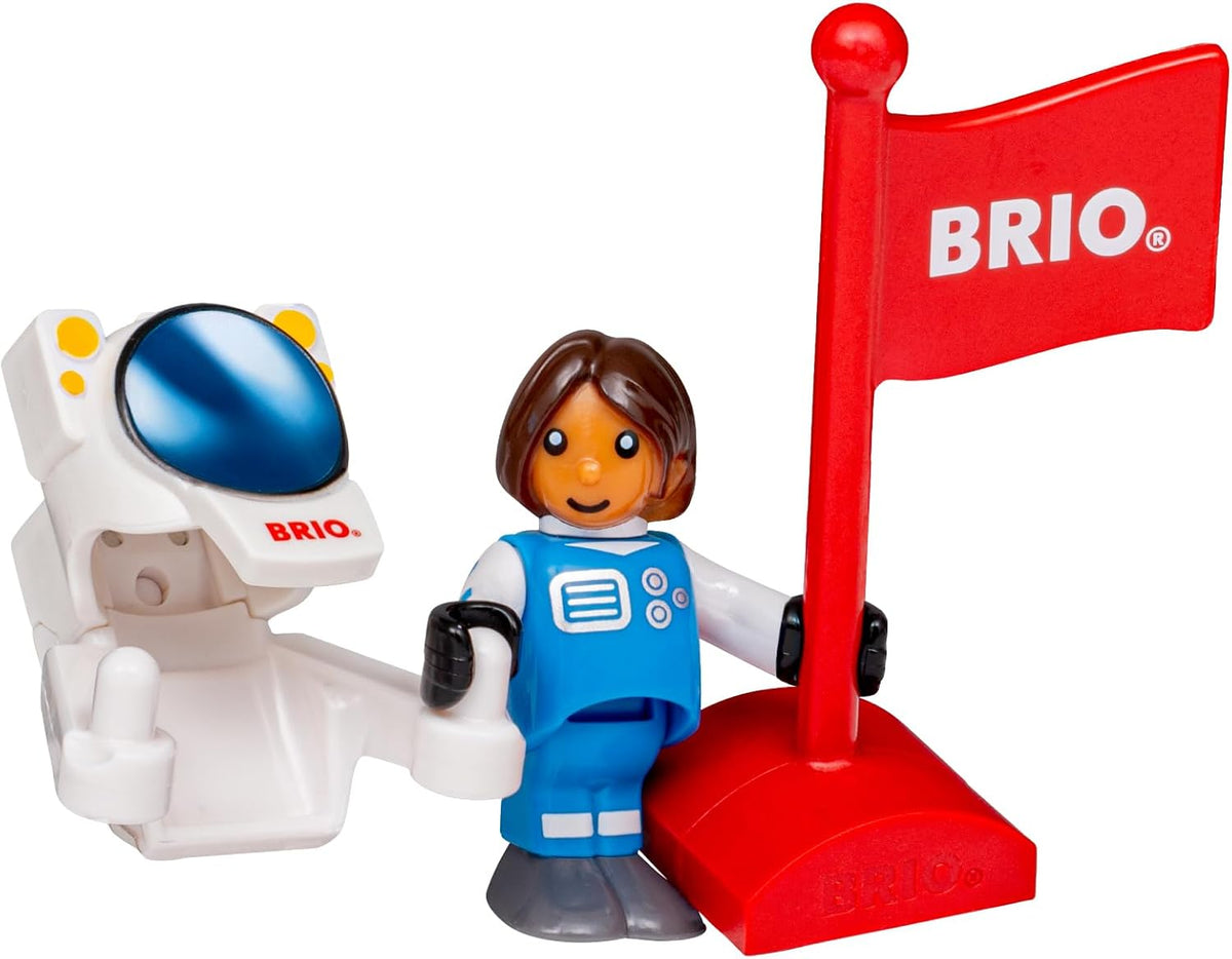 BRIO World Space Station Wooden Train Set – Large Railway Playset (Ages 3+)