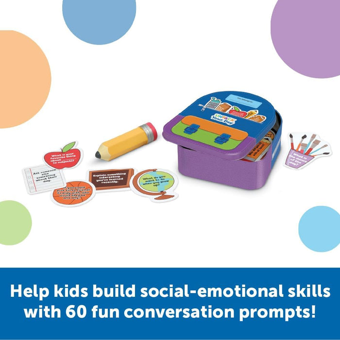 Learning Resources Unpack Your Day Conversation Kit