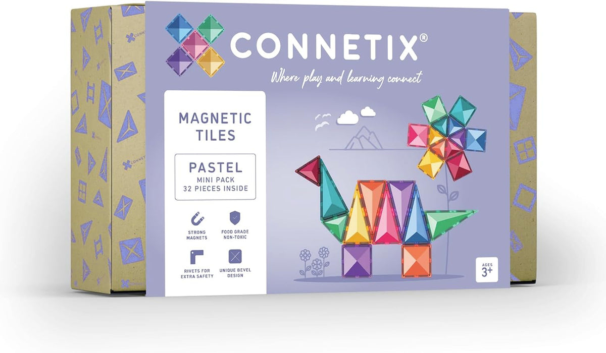 Connetix Pastel Mini Pack (32 Pieces)