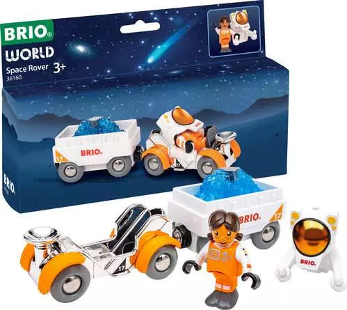 BRIO World Space Rover – Wooden Train Vehicle Accessory (Ages 3+)