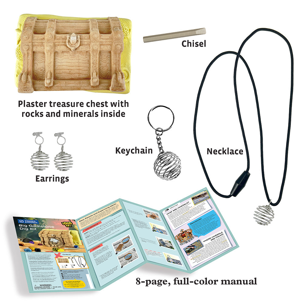 Thames & Kosmos I Dig It! Big Gemstone Excavation Dig Kit