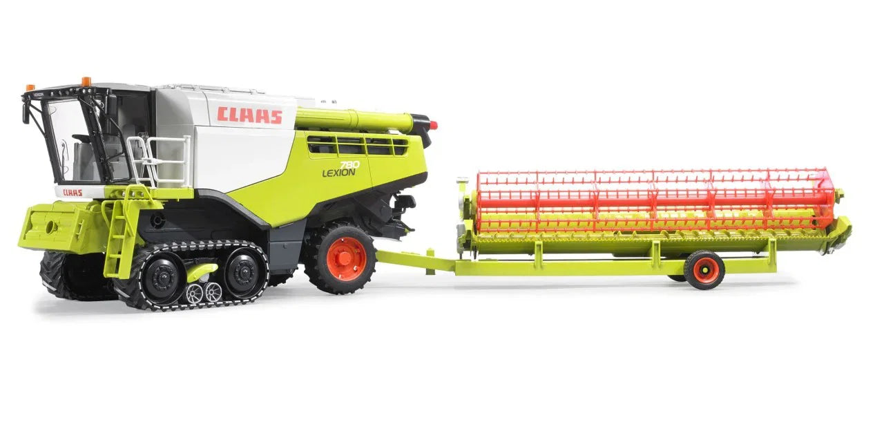 Bruder Claas Lexion 780 Terra Trac Combine Harvester – 1:16 Premium Farm Toy with Rubber Tracks (Ages 4+)