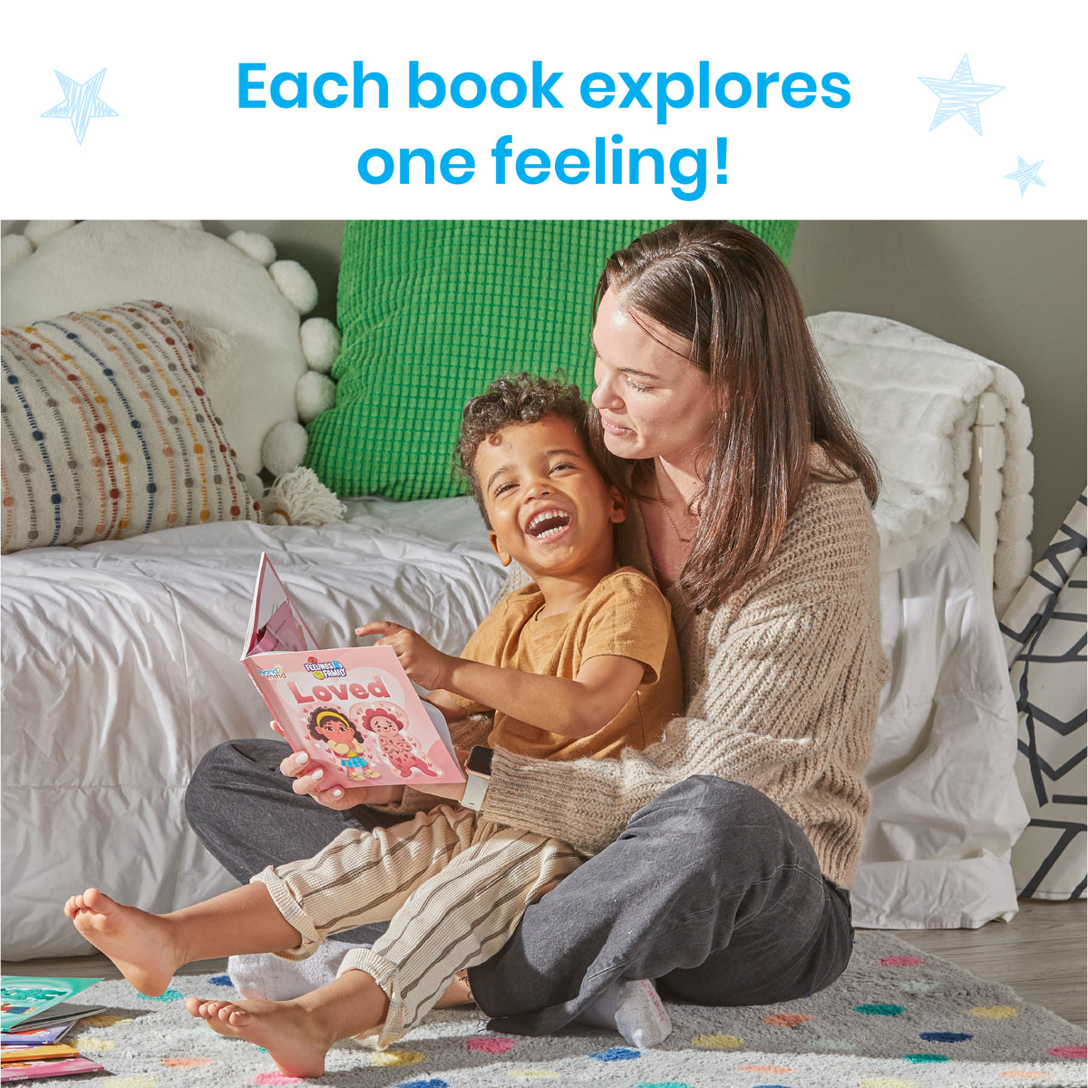 Hand 2 Mind Feelings Family Book Set - Loved, Excited, Frustrated, Nervous and Lonely