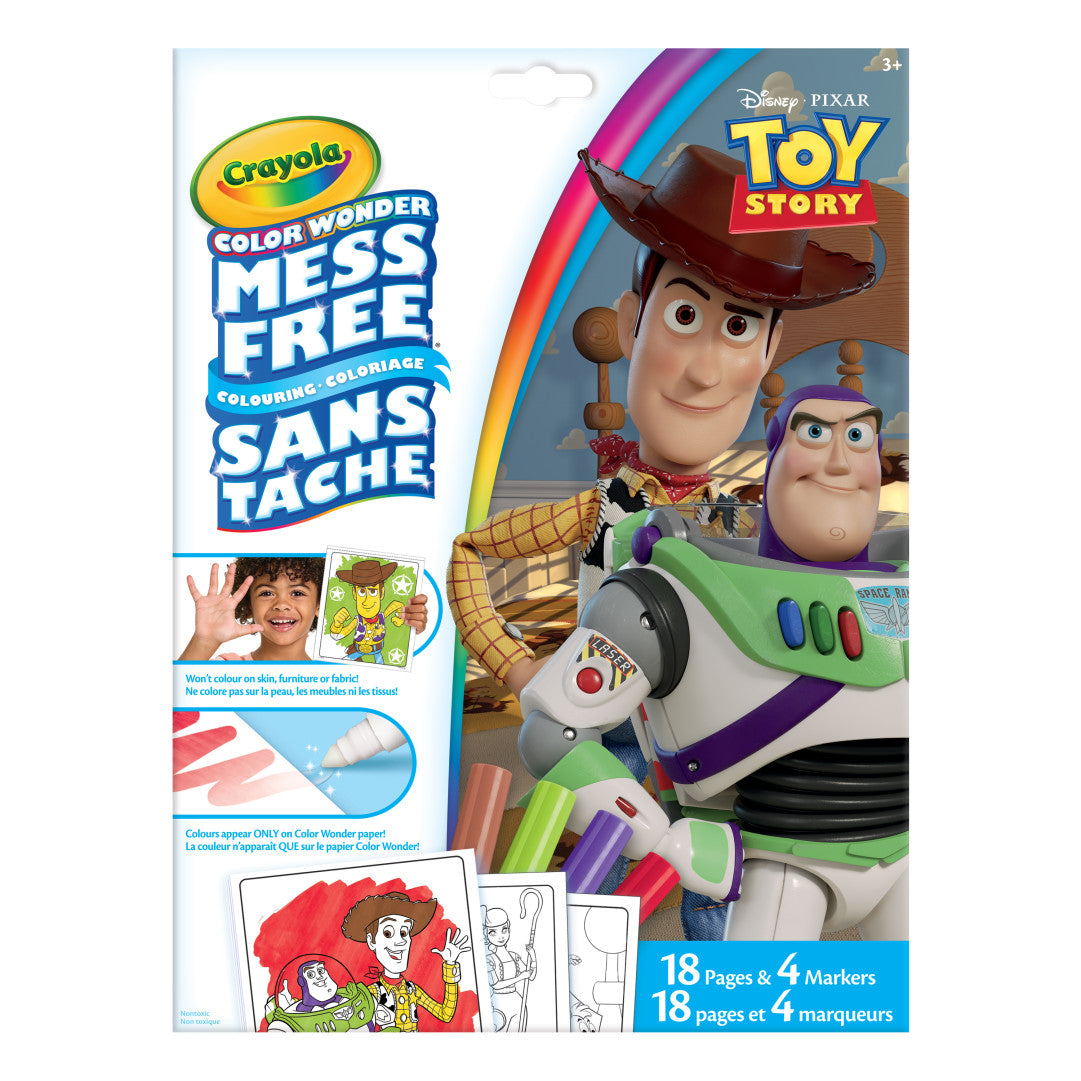 Crayola Color Wonder Toy Story 5 Colouring Pages & Markers – Mess-Free Art Set for Kids