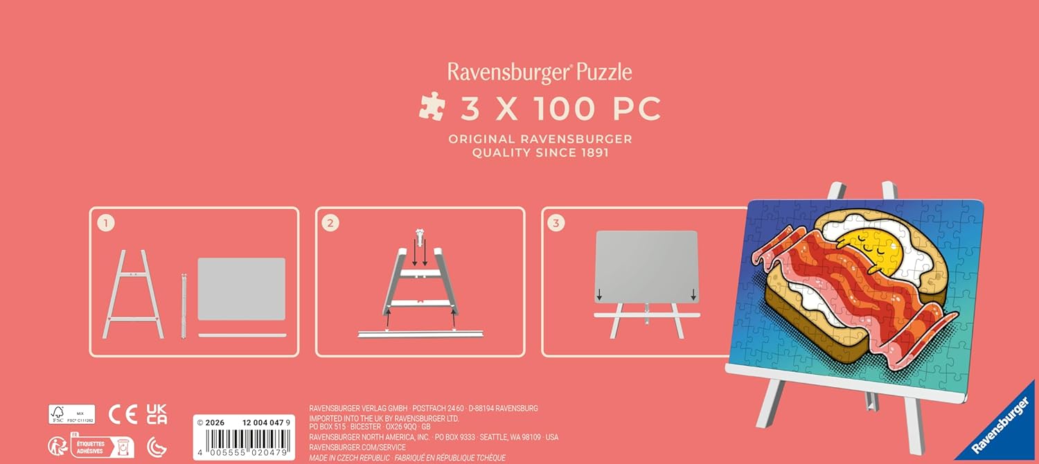 Kawaii Breakfast, Lunch, Dinner 100-piece puzzle