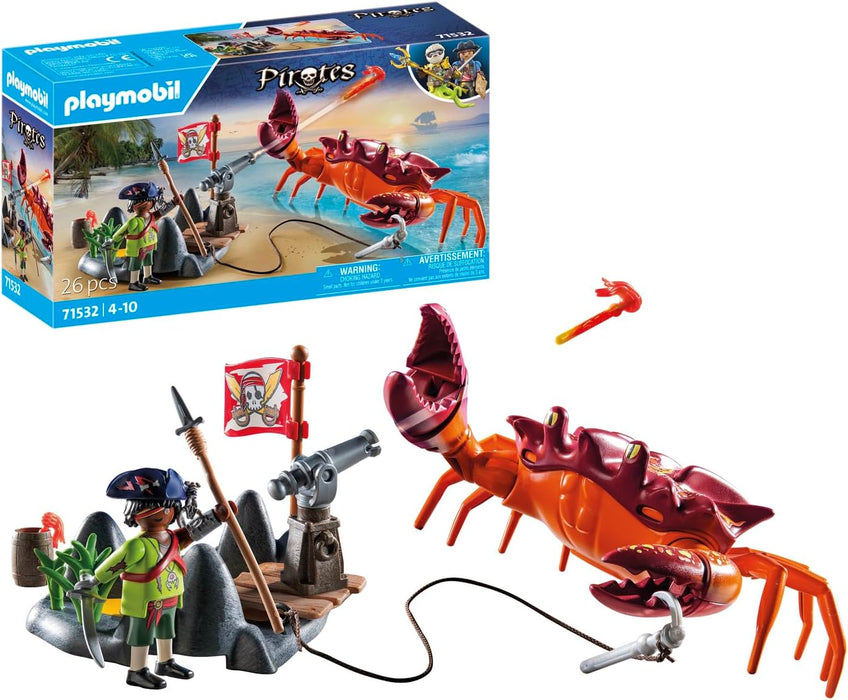 Playmobil Battle with the Giant Crab