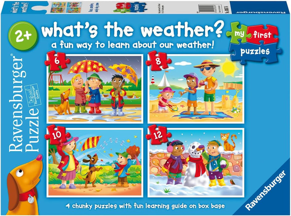 Ravensburger My First Puzzles What's the Weather 6, 8, 10,  12 pc Puzzles
