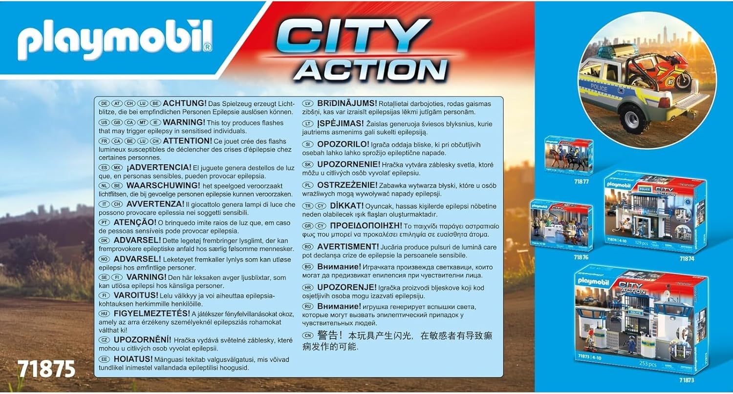 Playmobil Police Pick-up chase