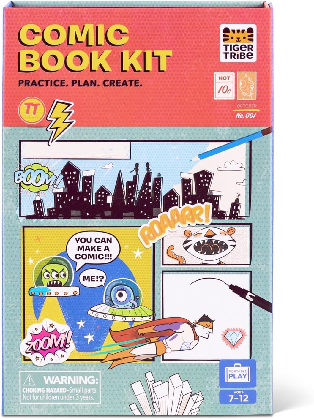 Tiger Tribe Comic Book Kit – Create Your Own Comic Book Activity Set