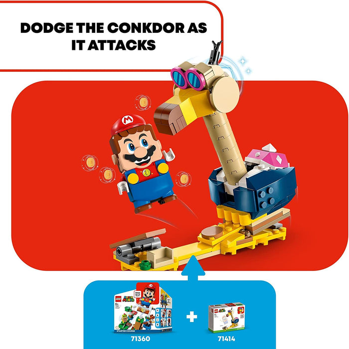 Lego Super Mario Conkdor's Noggin Bopper Expansion Set (71414)