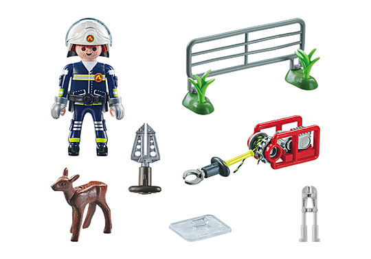 Playmobil Firefighting Mission: Animal Rescue (71467)