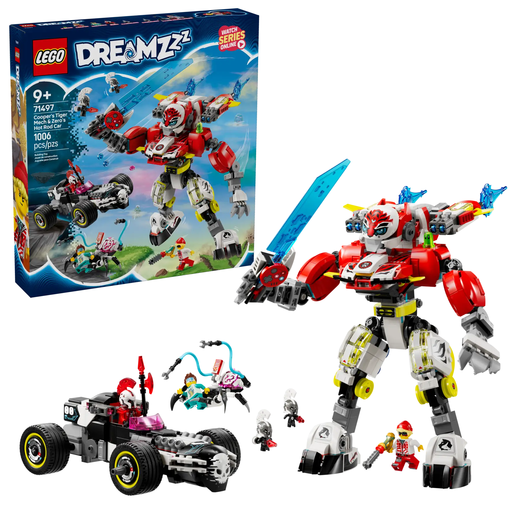 Lego Cooper's Tiger Mech & Zero's.. (71497)