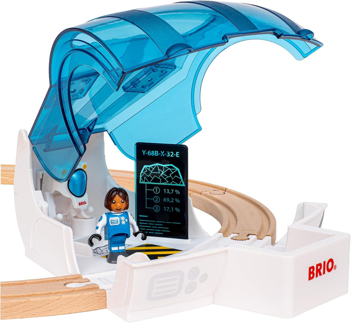 BRIO World Space Station Wooden Train Set – Large Railway Playset (Ages 3+)