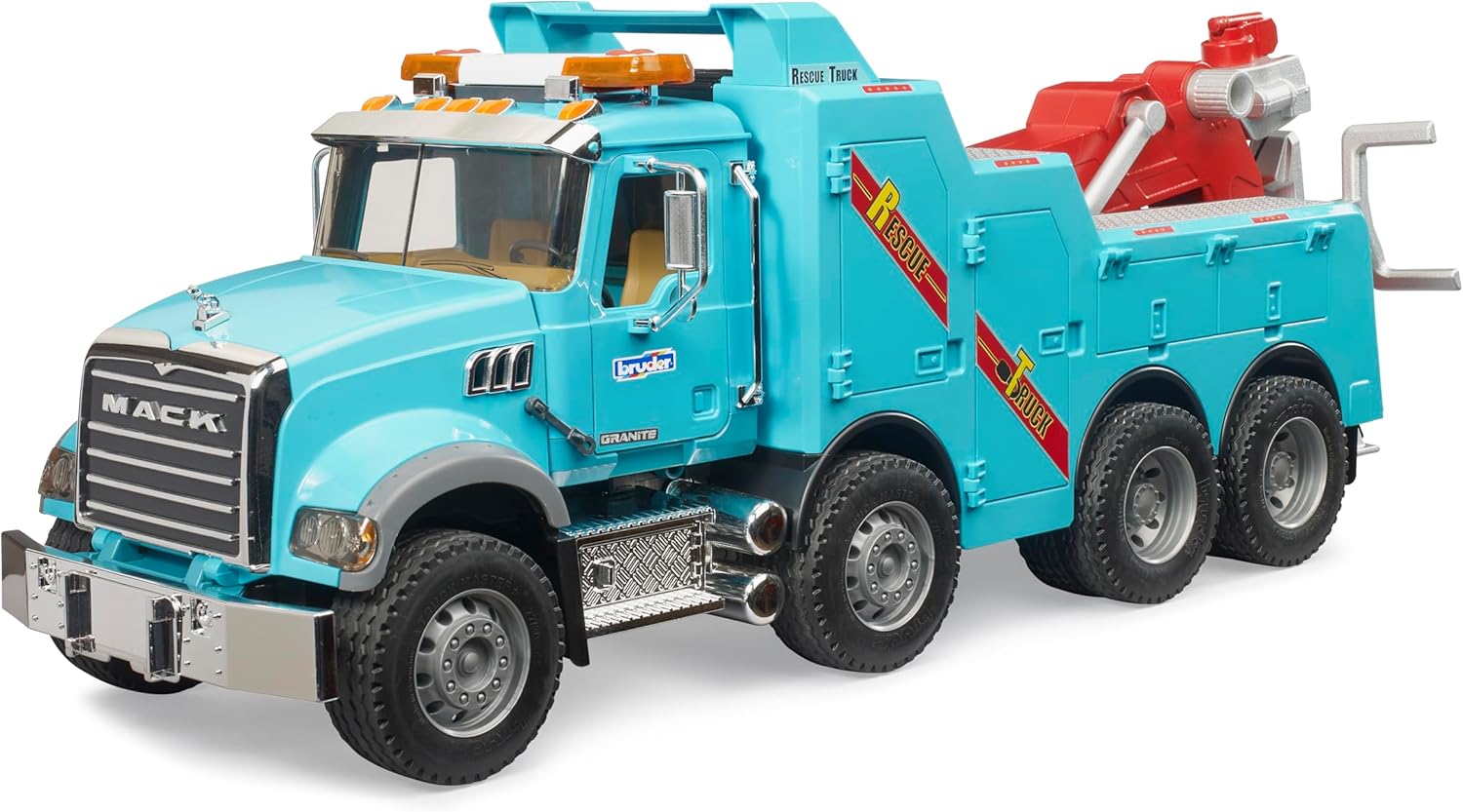 Bruder MACK Granite Recovery and Towing Truck with light and sound module (02831)