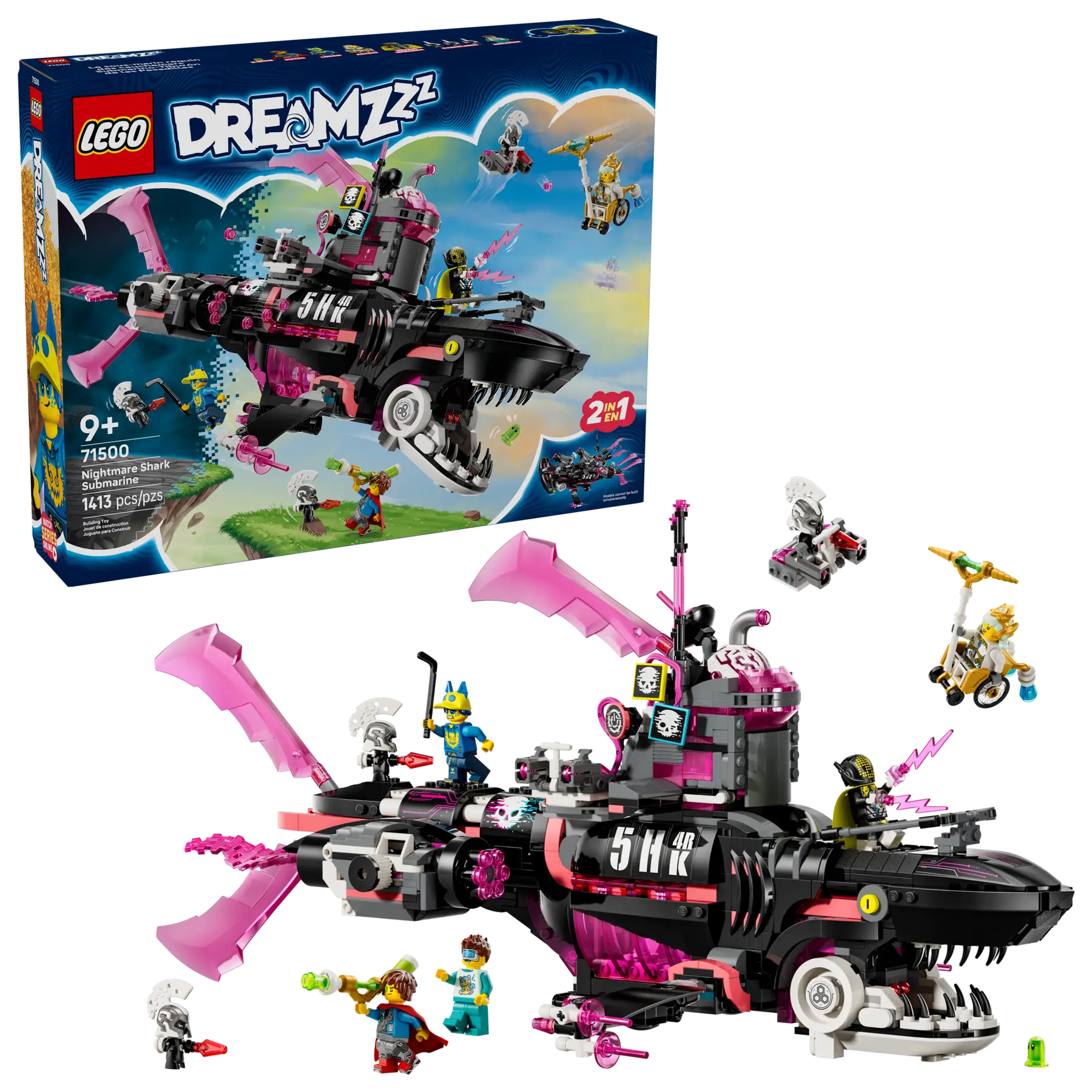 Lego Nightmare Shark Submarine (71500)