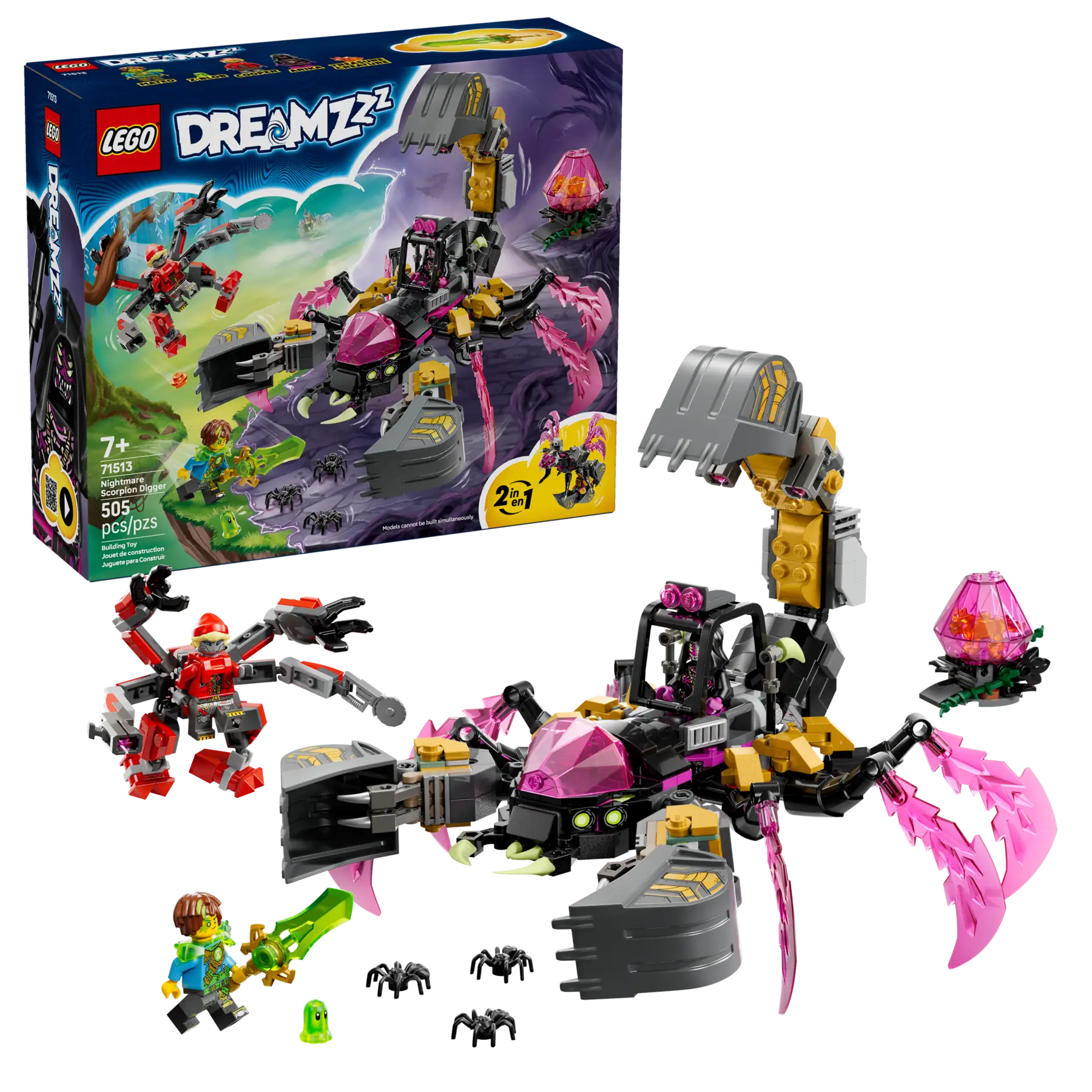 Lego Nightmare Scorpion Digger  (71513)