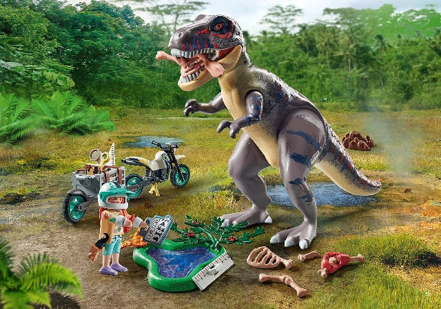 Playmobil T-Rex trace and tracker