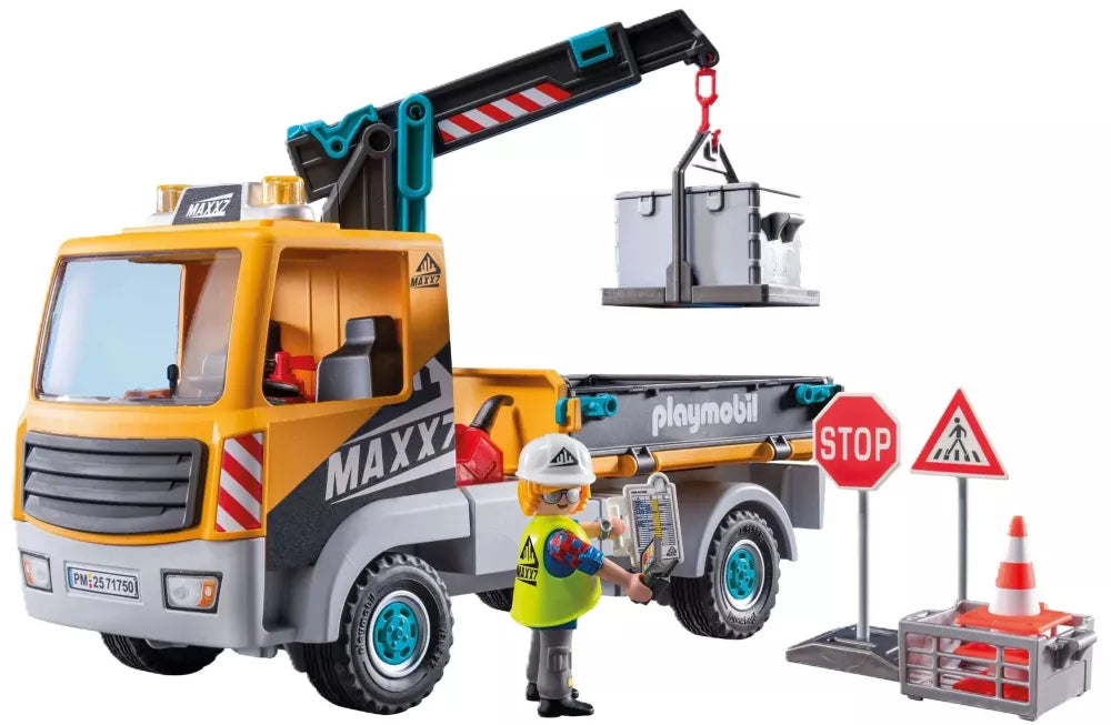 Playmobil Construction Truck with Crane (71750)