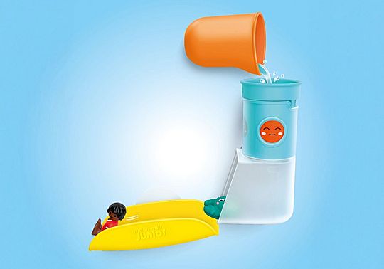 Playmobil JUNIOR AQUA: Pour and Play Water Tank with Slide