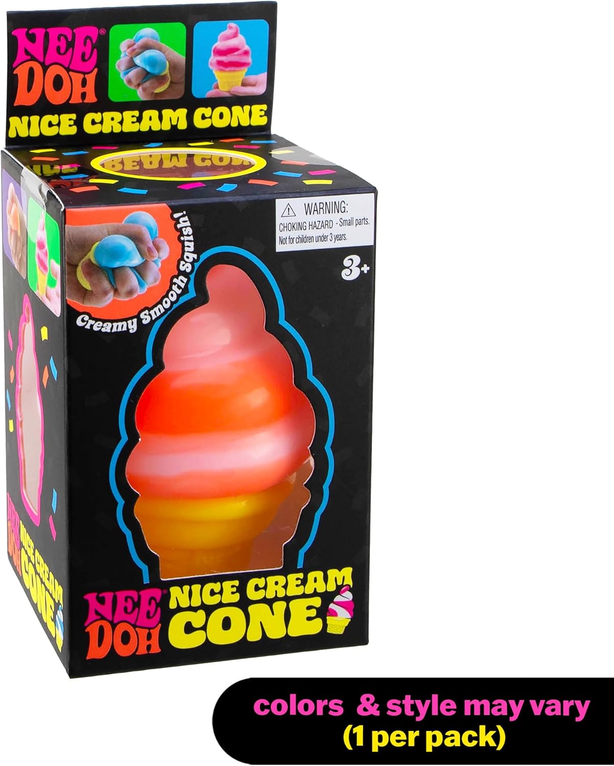 Nee-Doh Nice Cream Cone – Squishy Ice Cream Sensory Toy