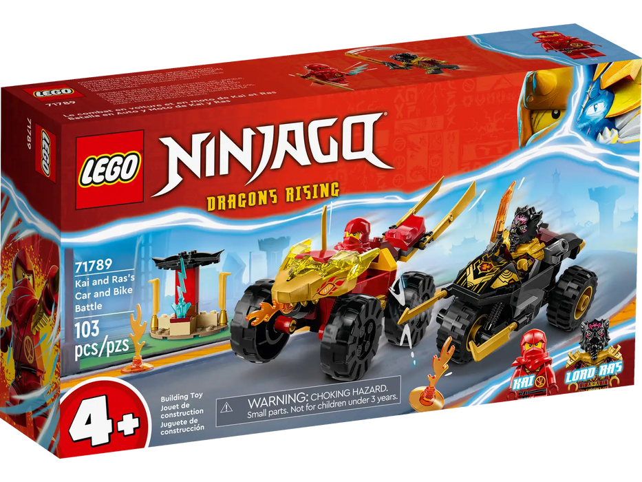 Lego Ninjago Kai and Ras's Car and Bike Battle (71789)