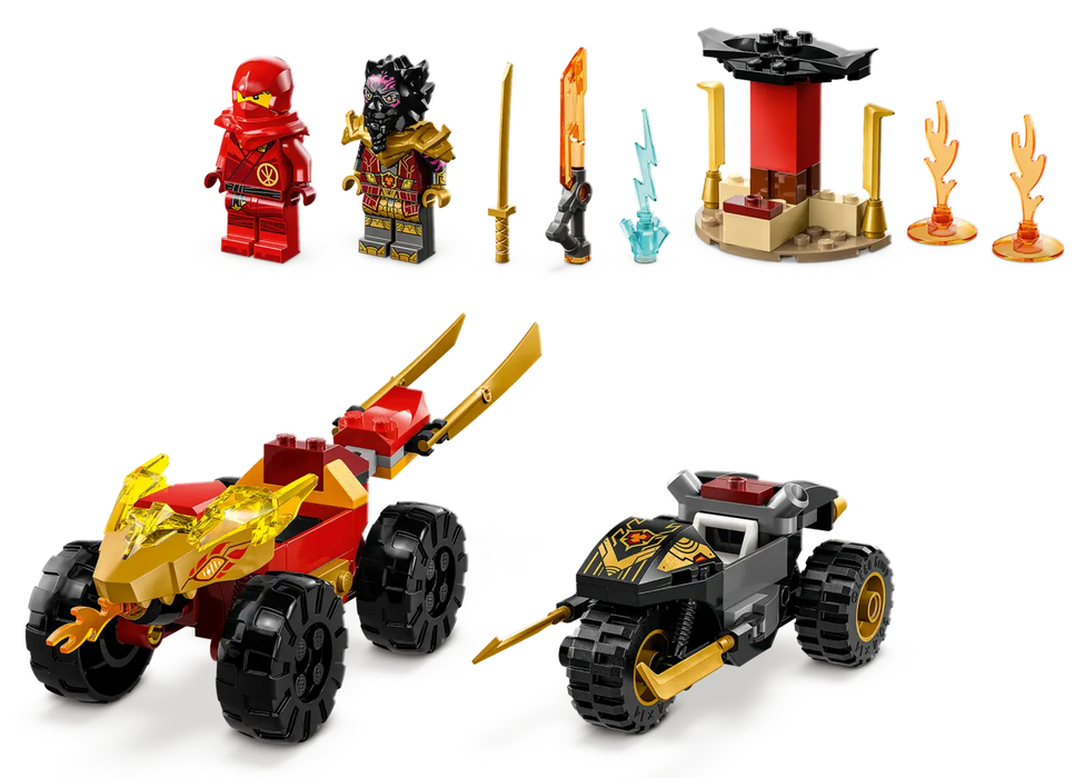 Lego Ninjago Kai and Ras's Car and Bike Battle (71789)